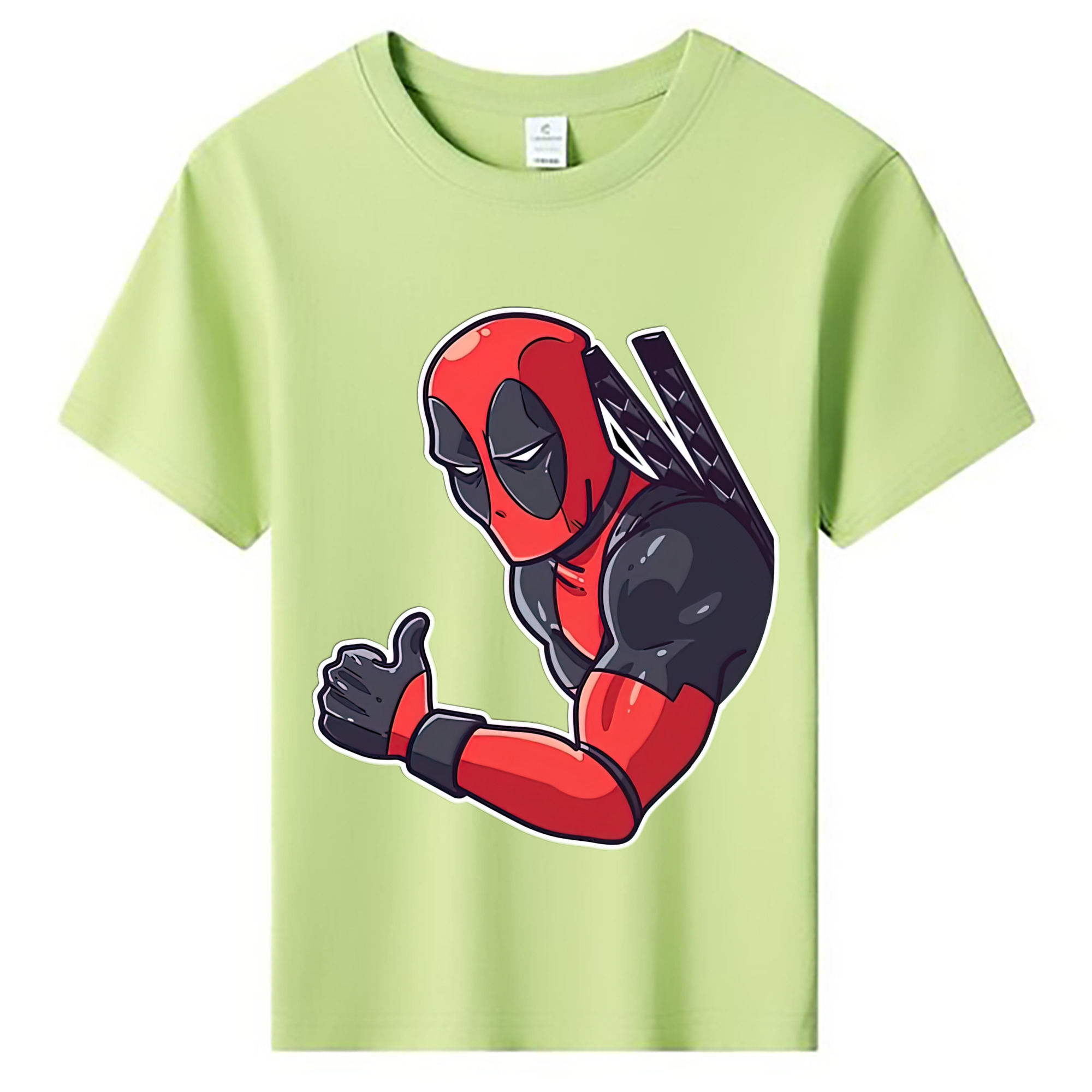 （画像用） Deadpool デッドプール 綿100％キッズTシャツ（フロントプリント）